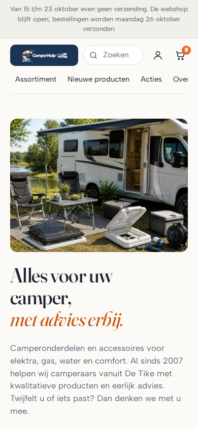 Richting B op een telefoon